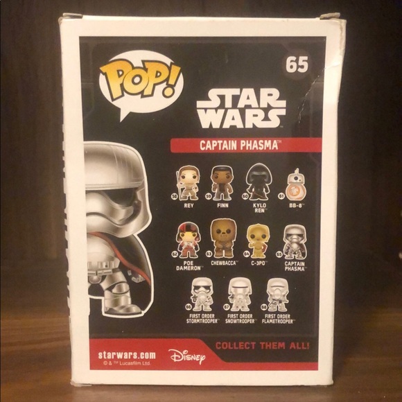 Funko Pop Star Wars Captain Phasma 65 - Picture 2 of 6